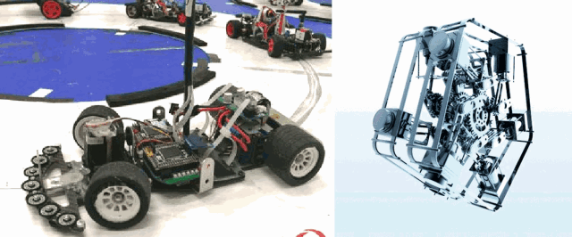 复杂的机器人内部机械结构与电子系统