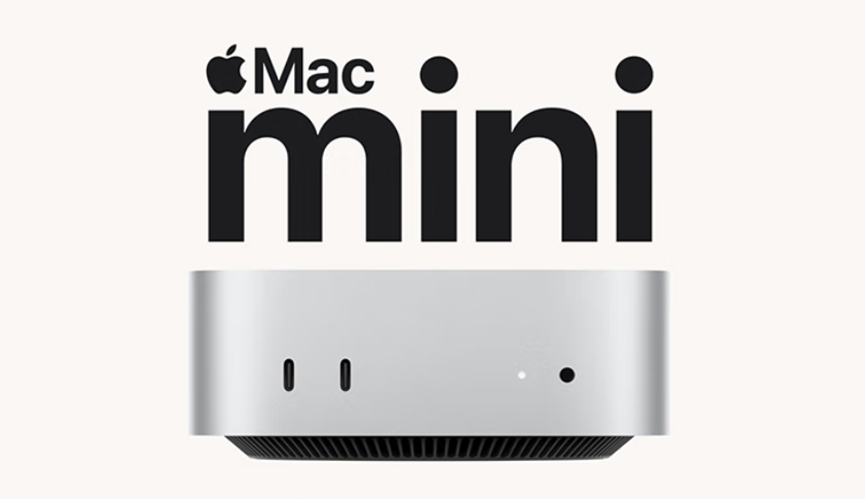 苹果Mac mini银色金属机身