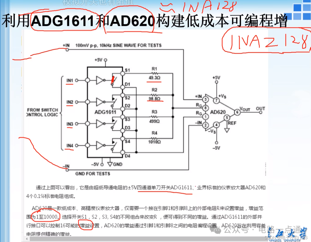 低成本可编程增益方案