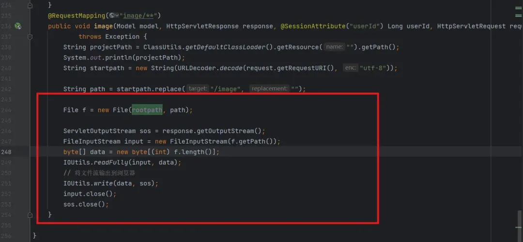 文件读取与路径处理代码段