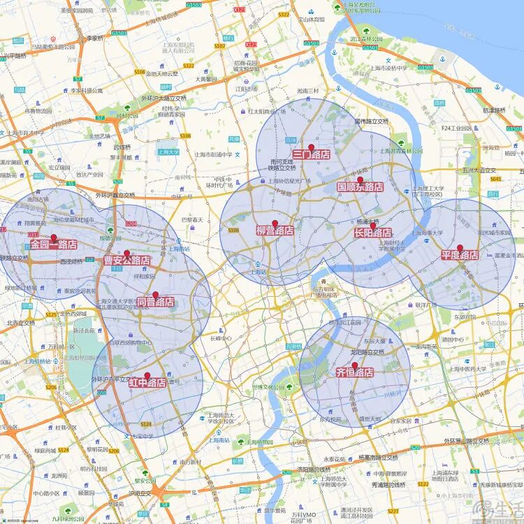 东方甄选上海即时零售门店分布地图