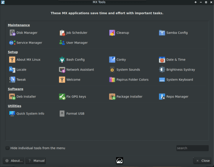 Linux图形化管理工具界面