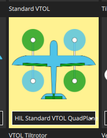 Standard VTOL HIL Standard VTOL QuadPlan