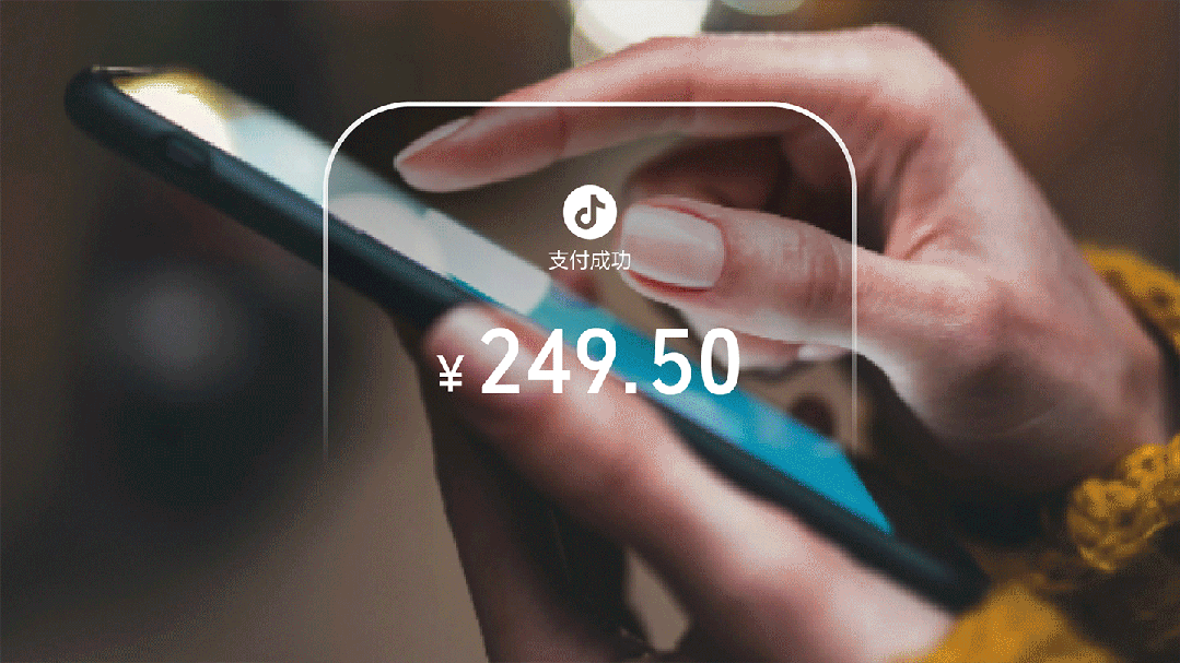 抖音端内支付等场景应用示意