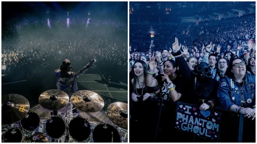 GHOST乐队演出现场观众互动