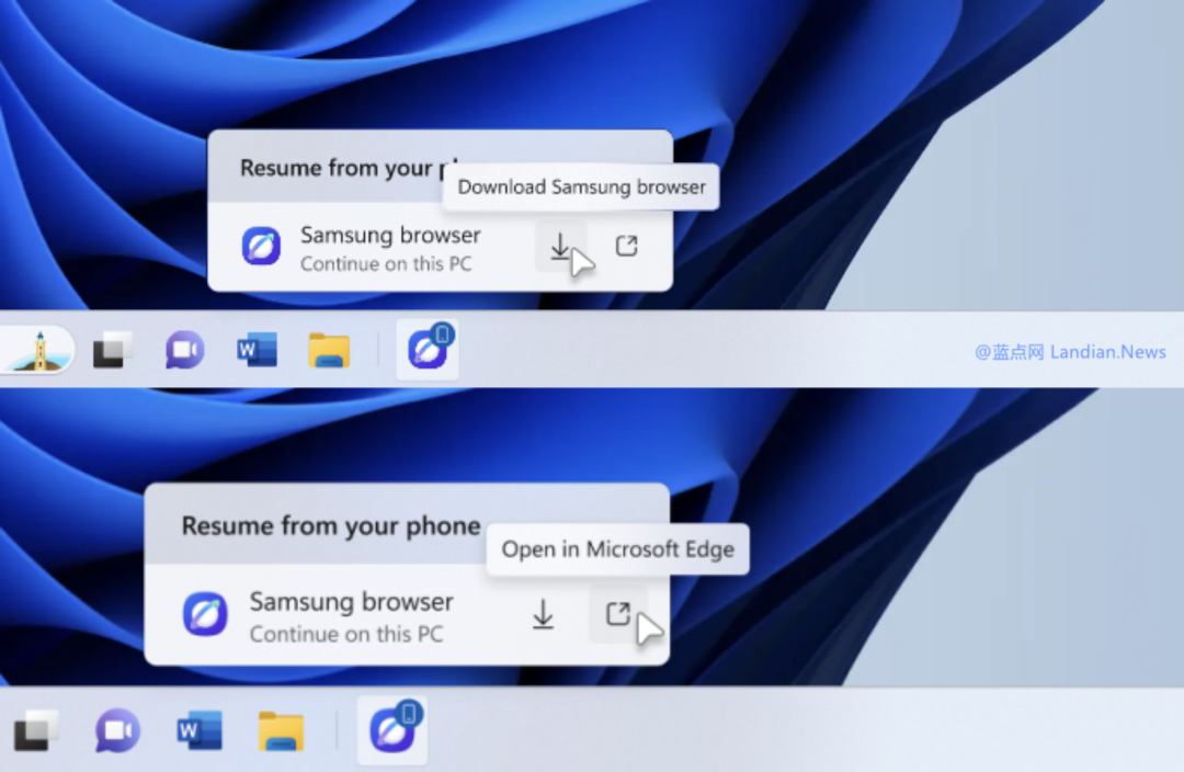 Windows 11 Build 26340 演示截图中的新鼠标指针样式,轮廓更宽大圆润