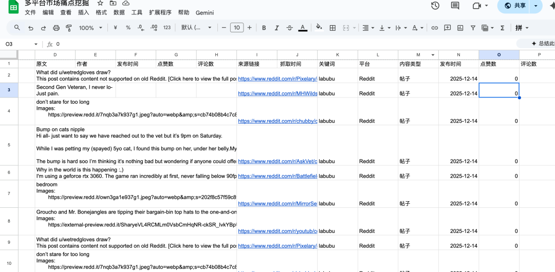 竞品评论分析结果展示