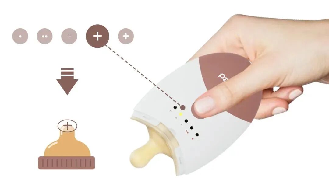 奶瓶吸吮器操作示意图