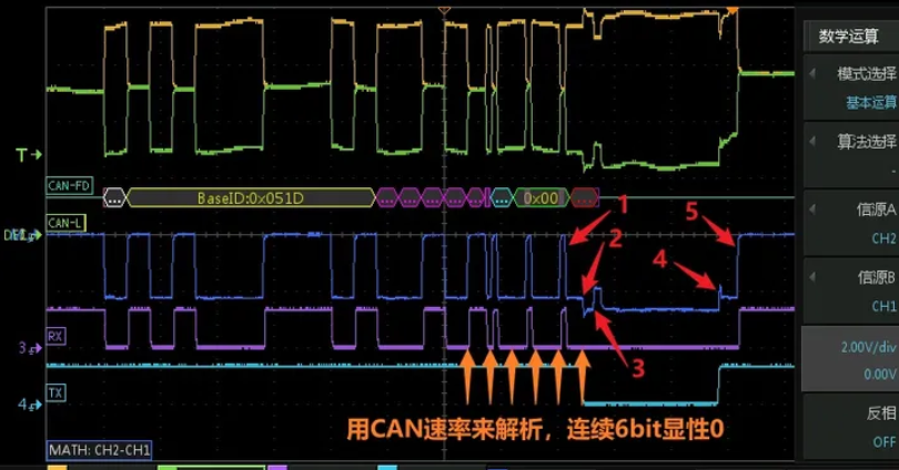 CAN-FD因采样点错误被误解析为CAN