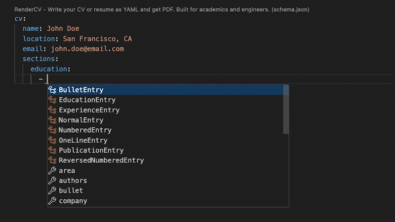 YAML代码编辑器与自动补全