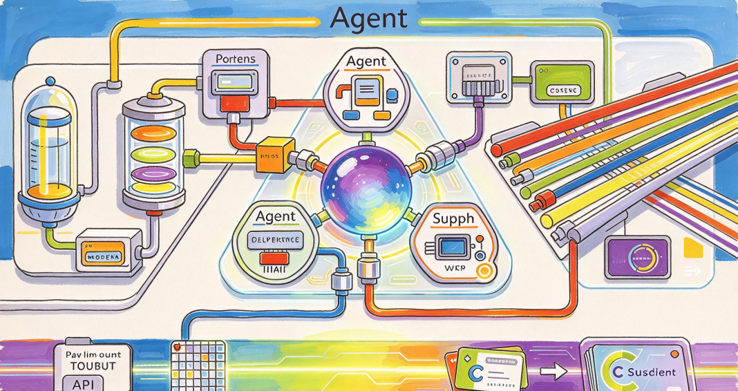 Agent 多模块系统架构概念图