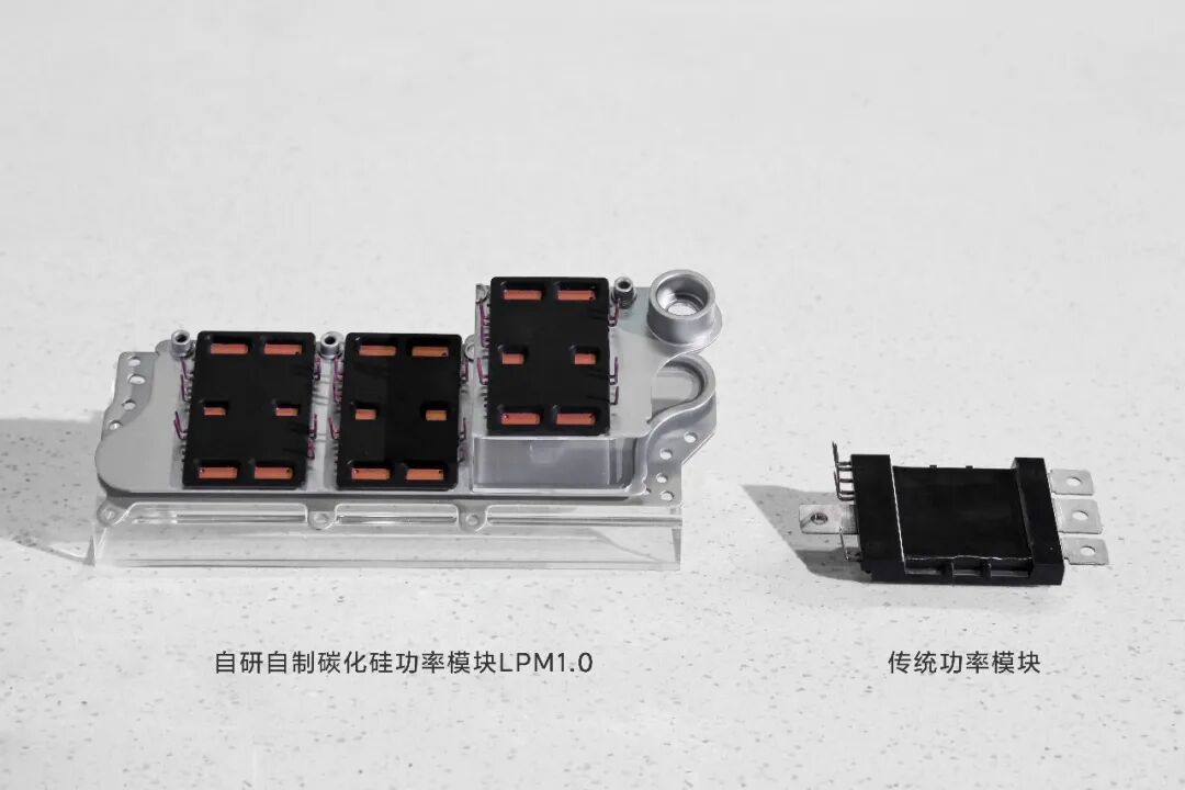 自研碳化硅功率模块LPM1.0与传统模块对比