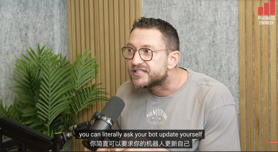 Peter描述Agent可以自我更新的特性