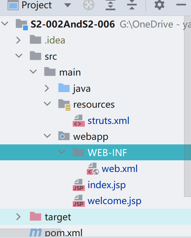 IDE项目文件结构截图