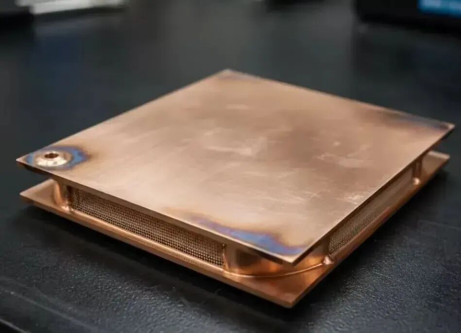 铜制方形散热器原型