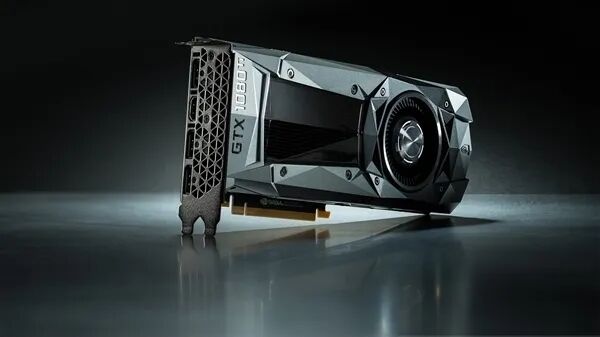 NVIDIA GeForce GTX 1080 Founders Edition 显卡产品图
