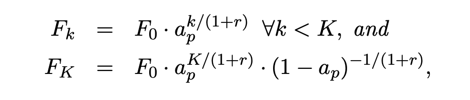 最优分支数量 F_k 的计算公式