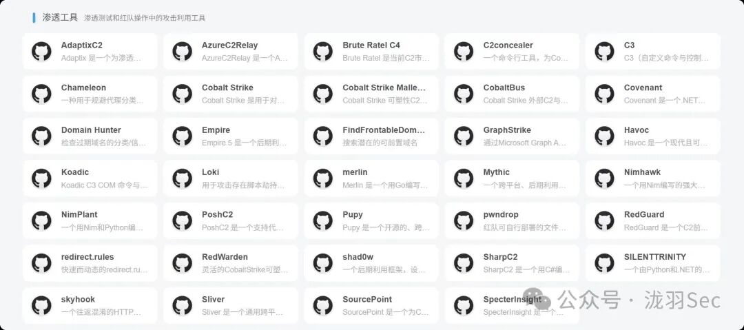 渗透测试与红队工具截图