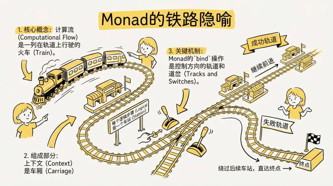 Monad 的铁路隐喻