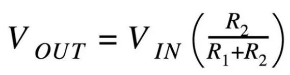 电阻分压器输出电压公式