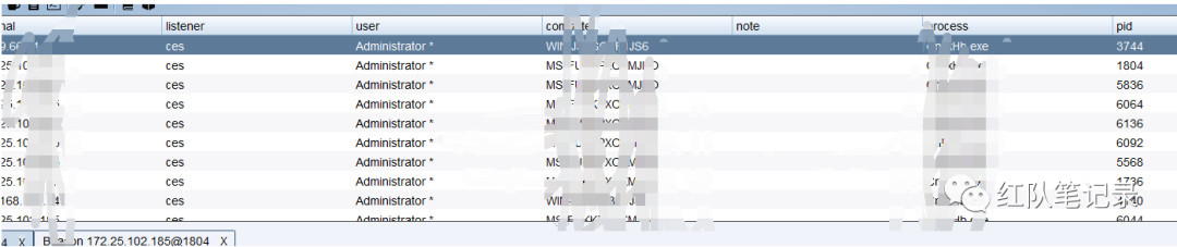 进程管理界面截图