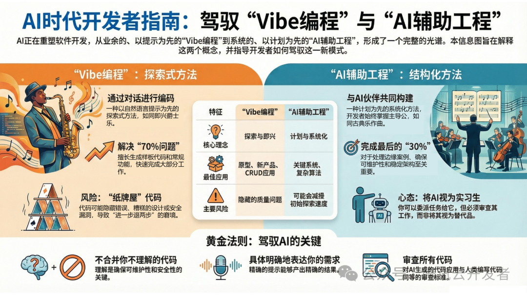 AI时代开发者指南：Vibe编程与AI辅助工程