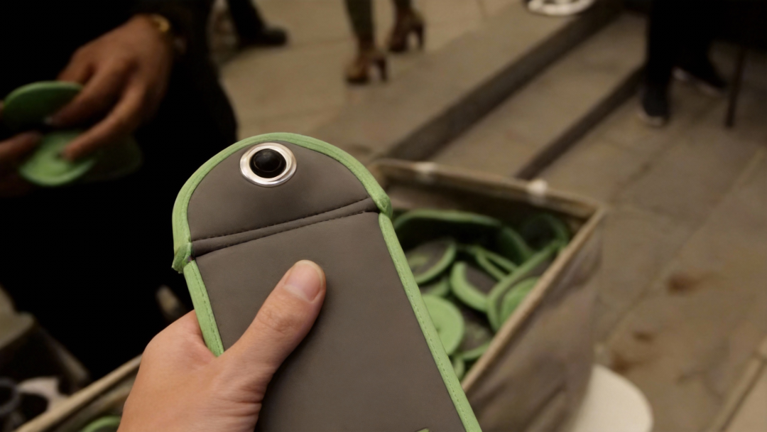 Yondr手机锁袋特写