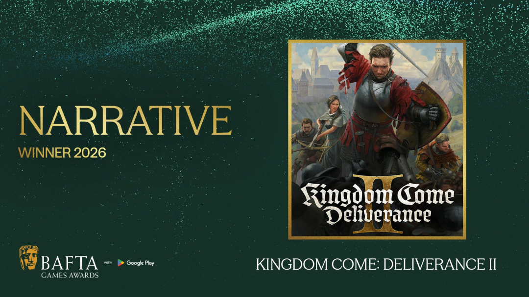 BAFTA游戏奖最佳叙事获奖海报：《天国：拯救2》