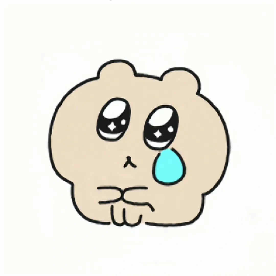 悲伤卡通动物表情包