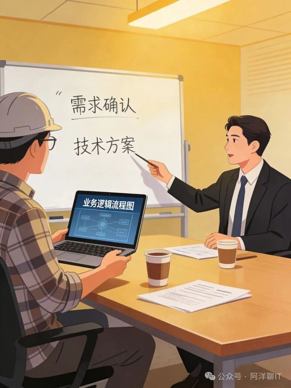 商务会议：需求确认与技术方案讨论