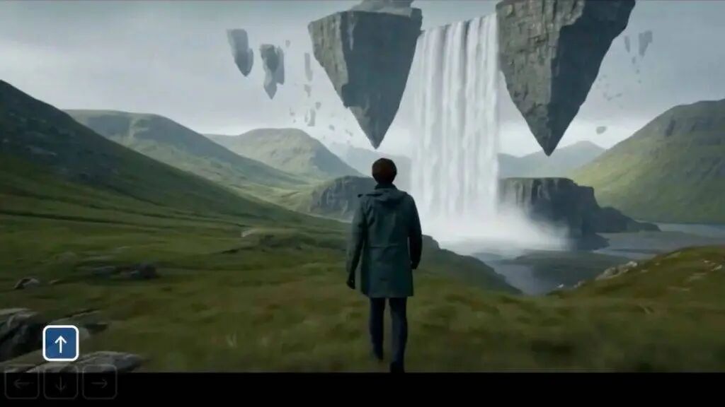 AI生成的奇幻游戏场景概念图