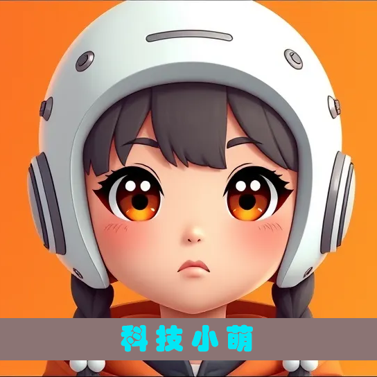 科技卡通形象插图