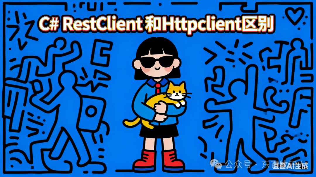 C# RestClient与HttpClient区别对比示意图