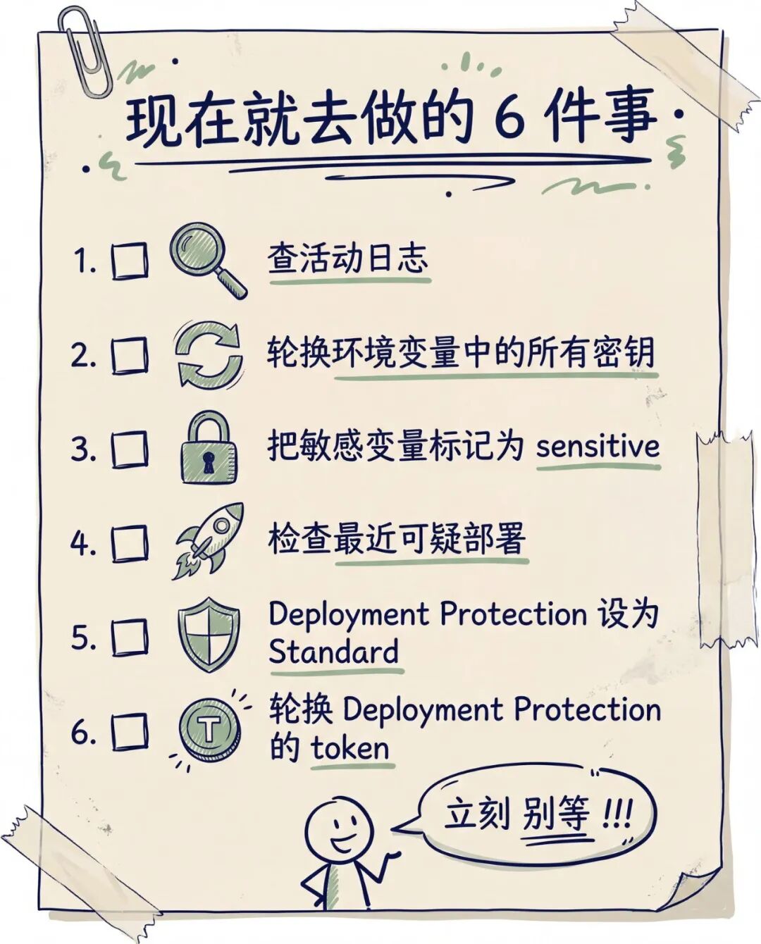 Vercel用户应立即执行的6项安全检查清单