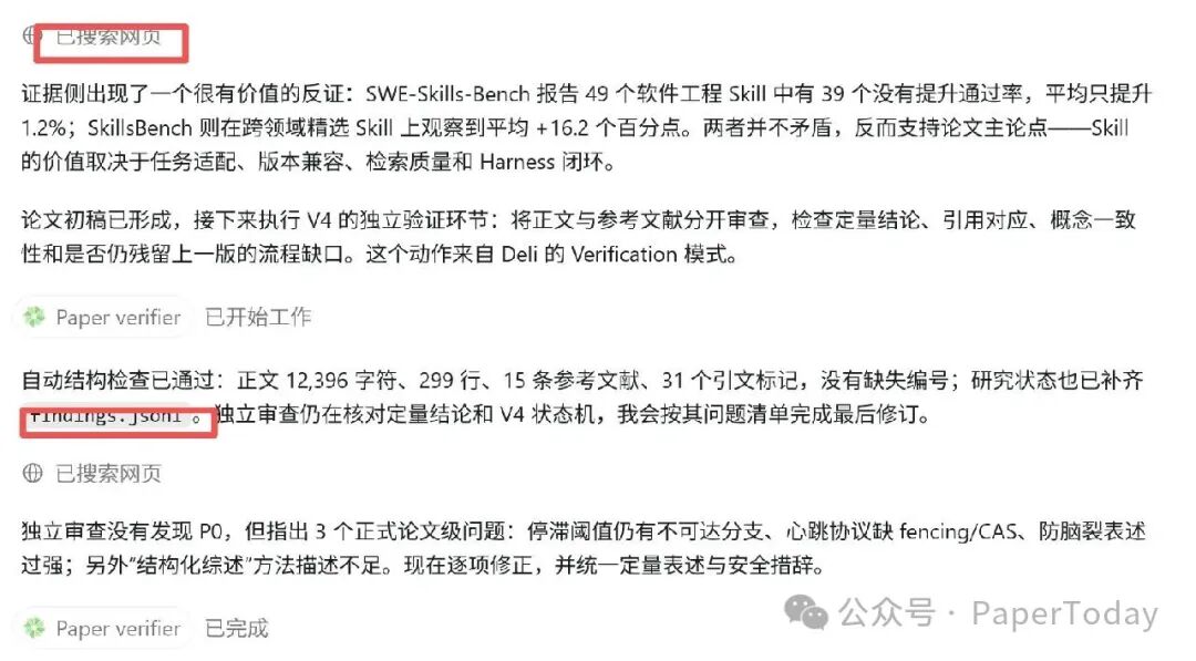 研究进度与验证过程