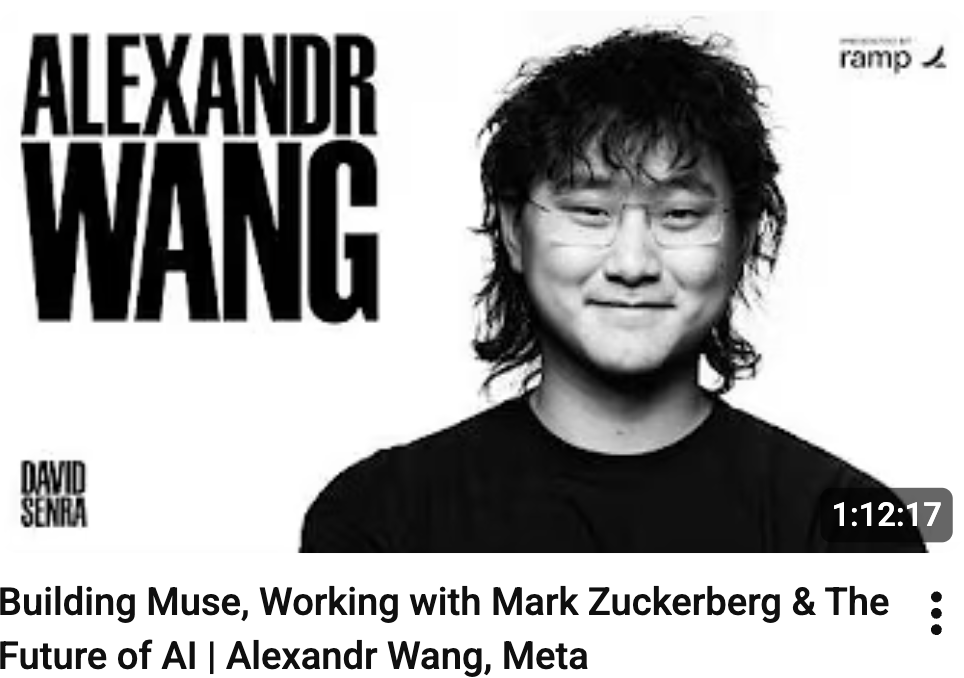 Alexandr Wang 接受 David Senra 播客专访