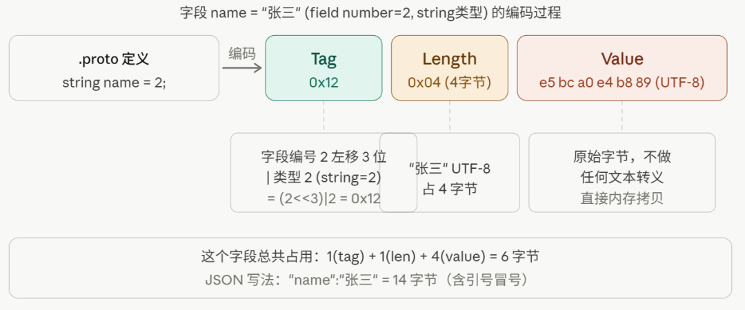 Protobuf字符串字段编码过程详解
