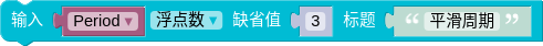 “平滑周期”参数输入界面