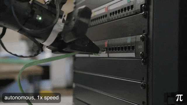 机械臂插入网线操作