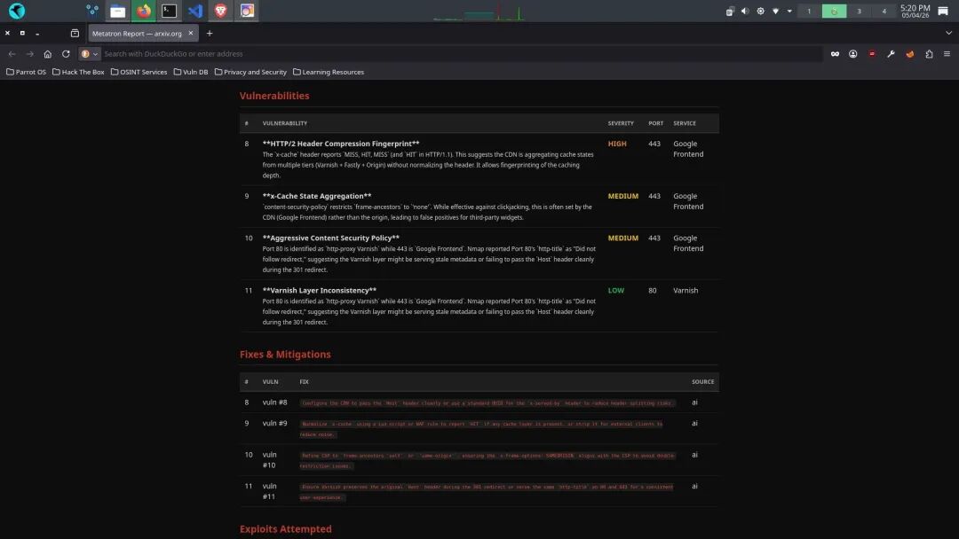 METATRON生成的详细漏洞分析报告