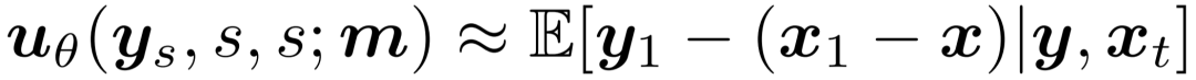 数学公式:流预测头目标表达式