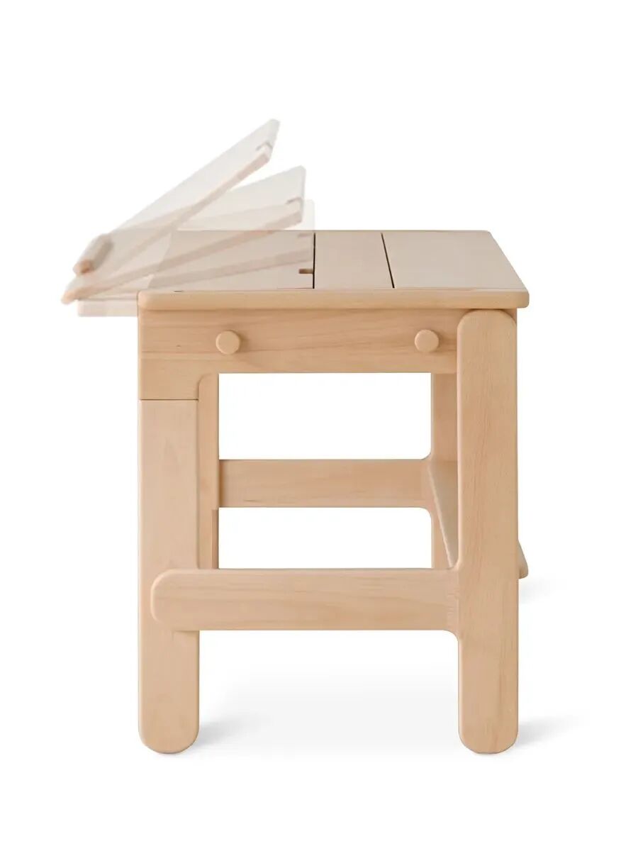 浅木色折叠儿童学习桌