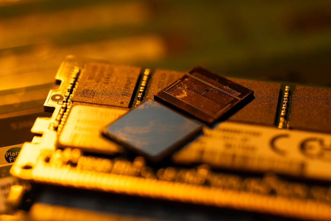 电路板芯片特写