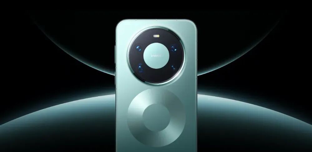 浅绿色手机背面渲染图