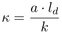 κ公式