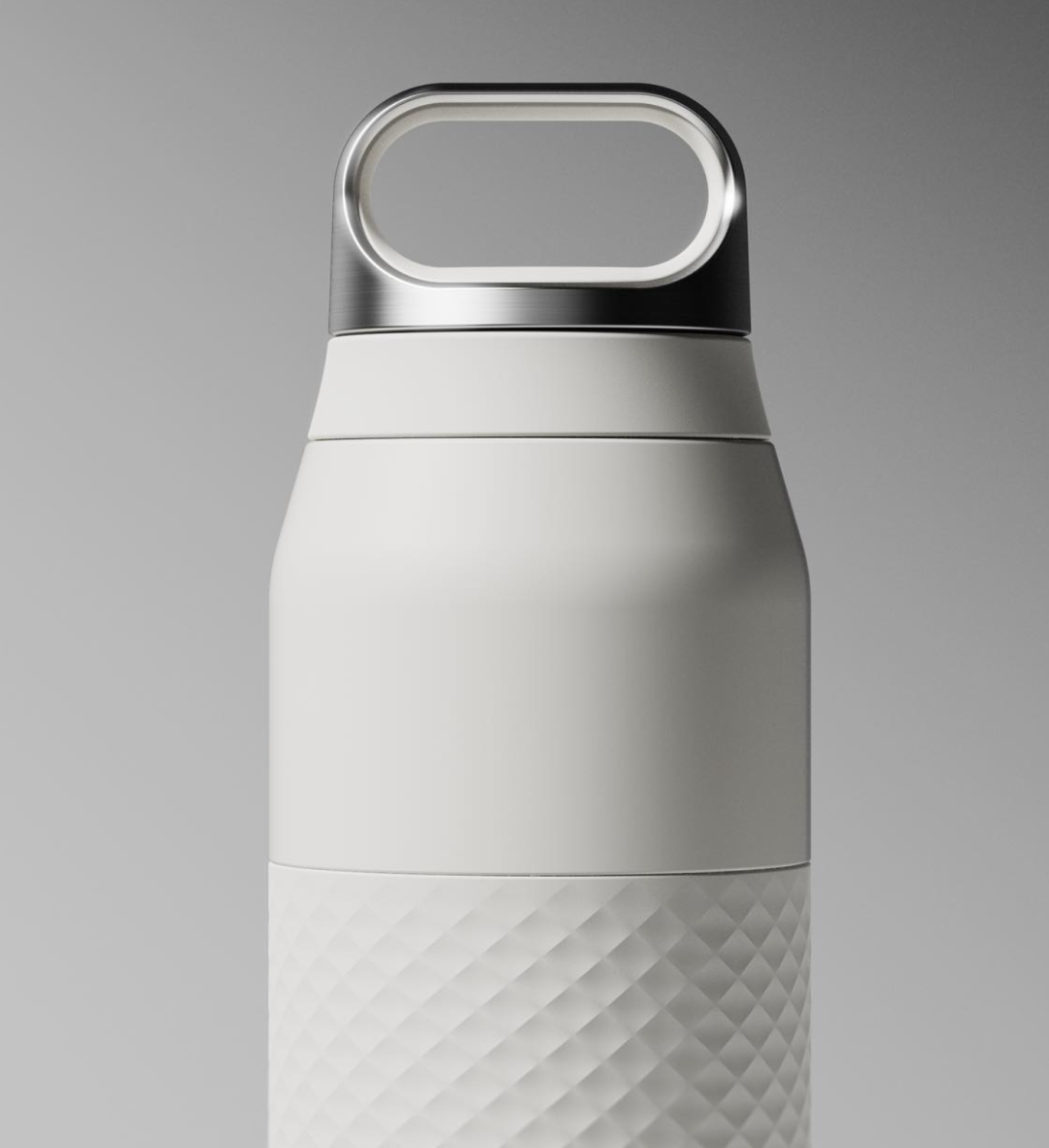 菱形纹理保温水瓶