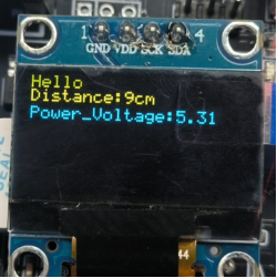 超声波正常测距显示