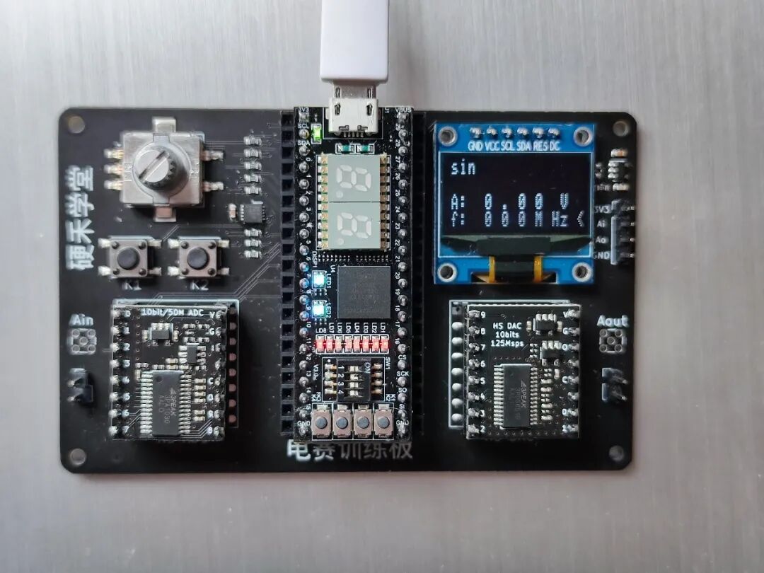 硬件平台运行整体俯视图