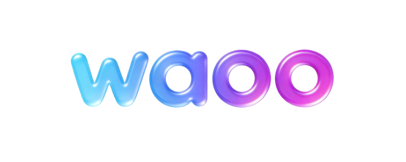 waoo 项目彩色立体LOGO
