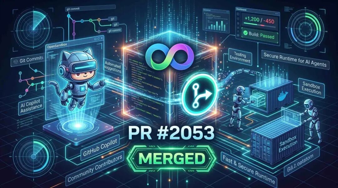 GitHub Copilot CLI 示例 PR #2053 已合并:OpenSandbox 沙箱执行环境